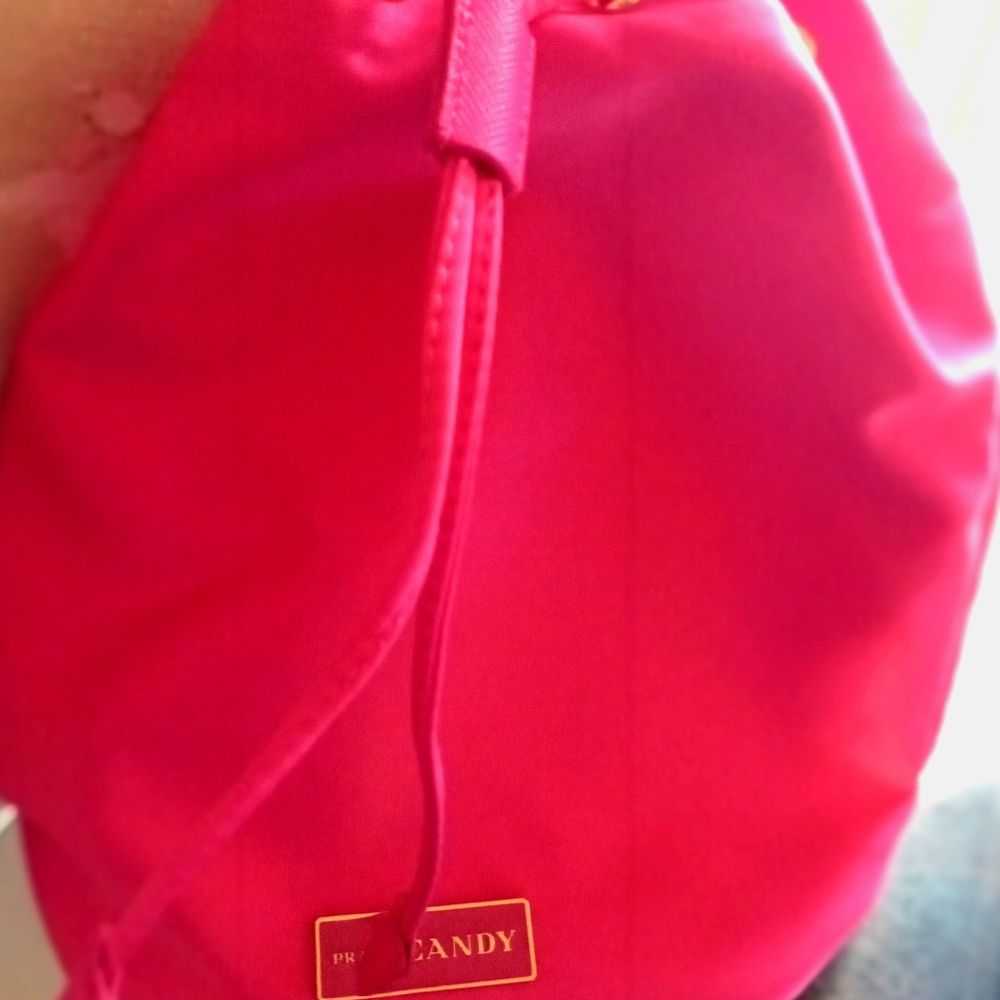 NWOT PRADA Drawstring Pink Bag